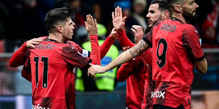 Hasil Liga Italia - AC Milan Hajar Sassuolo, Umpan Menyayat Bennacer Usir Hantu di San Siro