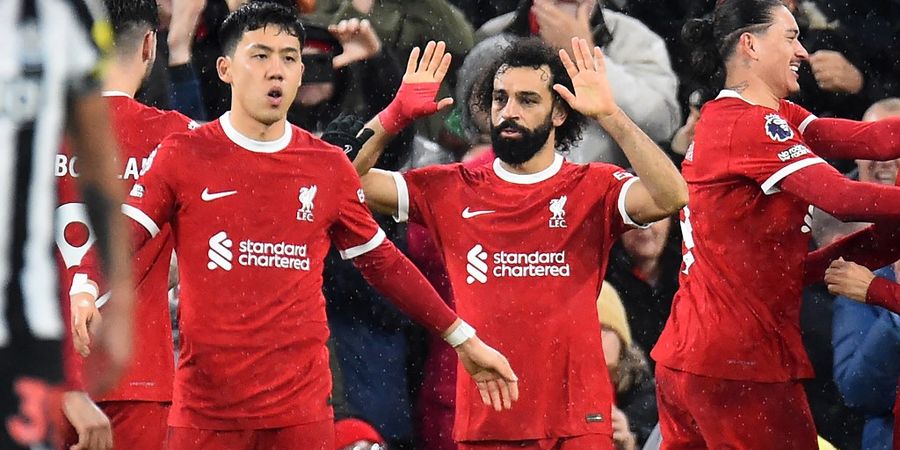 Hasil Liga Inggris - Mo Salah Menggila Usai Gagal Penalti, Liverpool Hancurkan Newcastle dalam Drama Setengah Lusin Gol