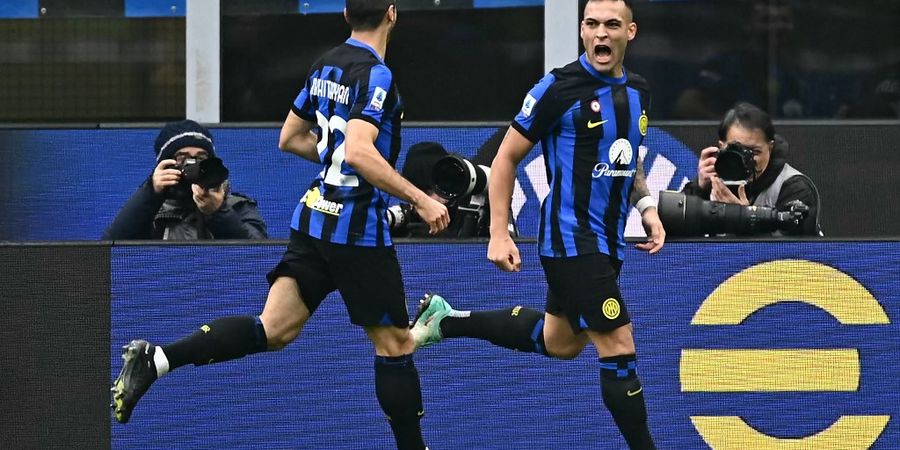 Hasil Liga Italia - Gol Larut Menit 93 Bawa Inter Milan Kalahkan Hellas Verona