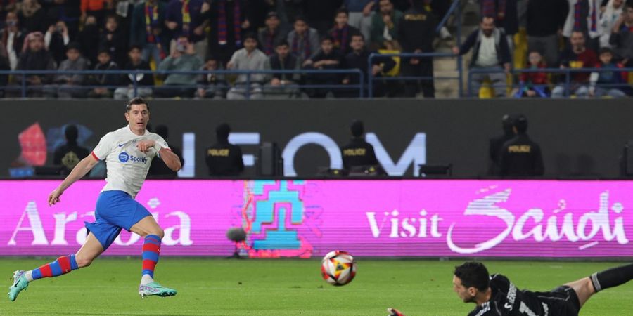 Bukti Lewandowski Belum Habis, Jadi Inspirator Barcelona ke Final Piala Super Spanyol