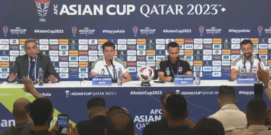 Piala Asia 2023 - Timnas Indonesia Bawa Pemain Eropa, Pelatih Irak Siap Kerahkan Kekuatan Penuh