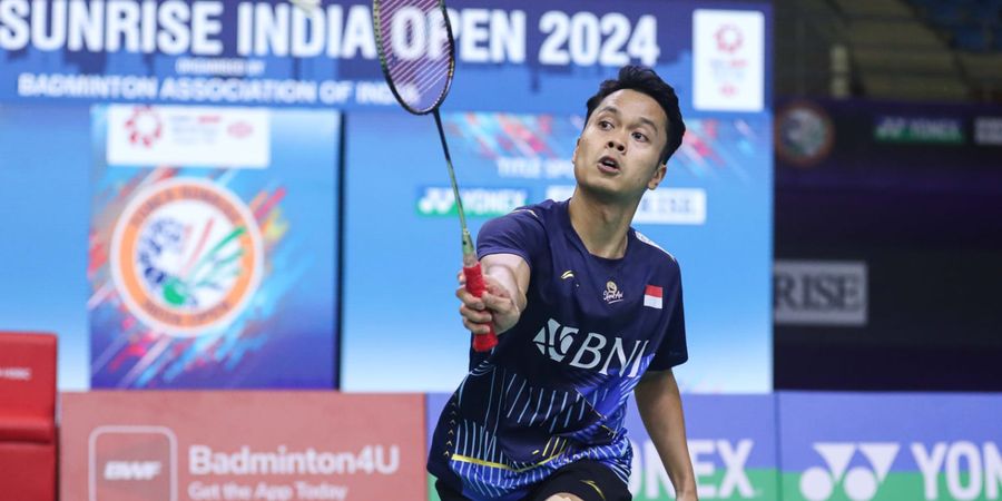 India Open 2024 - Ubah Pola Permainan Jadi Kunci Anthony Ginting Balaskan Luka dari Kompatriot Kento Momota