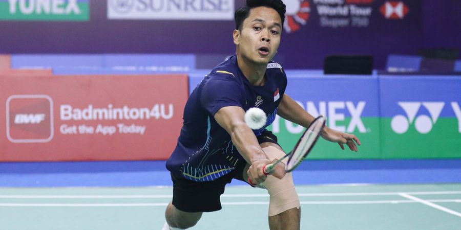 Hasil Indonesia Masters 2024 - Jaga Martabat Tunggal Putra, Anthony Ginting Lewati Ujian Babak Pertama