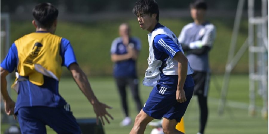 Piala Asia 2023 - Kaoru Mitoma dan Para Striker Jepang Digembleng Latihan Menembak, Ernando Ari Bakal Digempur?