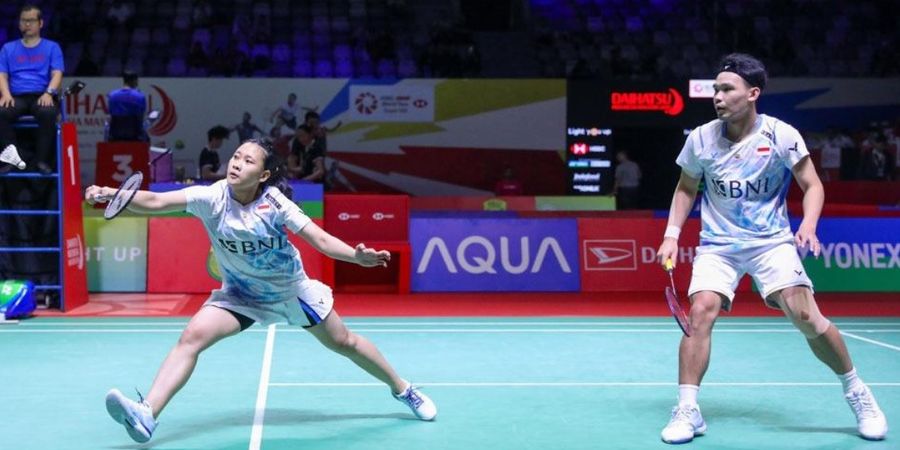 Hasil Indonesia Masters 2024 - Kurang Inisiatif dan Terlalu Defensif, Rinov/Pitha Buntu Lawan Unggulan China