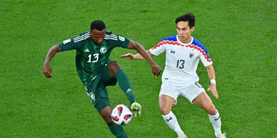 Hasil Piala Asia 2023 - Banjir Gol yang Dianulir, Laga Arab Saudi Vs Thailand Tanpa Pemenang