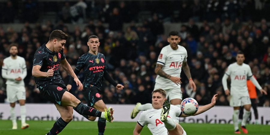 Hasil Piala FA - Man City Lolos ke 16 Besar, 1 Gol Kontroversial Hancurkan Tottenham