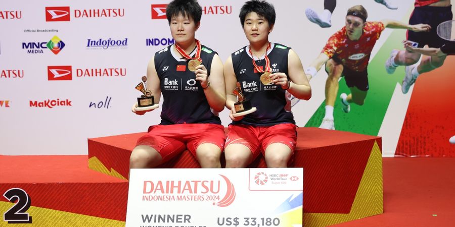 Juarai Indonesia Masters 2024 Usai Tikung Senior, Liu Sheng Shu/Tan Ning Tak Pusingkan Persaingan Ganda Putri China pada Olimpiade 2024