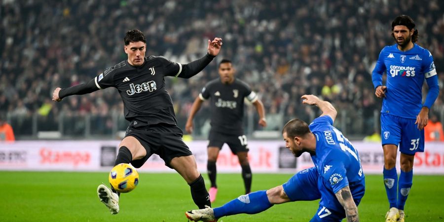 Hasil Liga Italia - Juventus vs Empoli, 10 Pemain Nyonya Tua Ditahan Tim Zona Degradasi