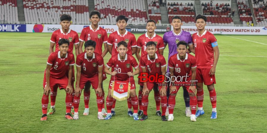 Hasil Laga Uji Coba - Timnas U-20 Indonesia Tertinggal dari China di Babak Pertama