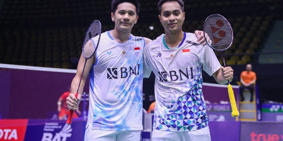 Tumbangkan Unggulan Pertama asal Thailand, Rahmat/Yeremia Pijak Semifinal untuk Lawan Unggulan Malaysia