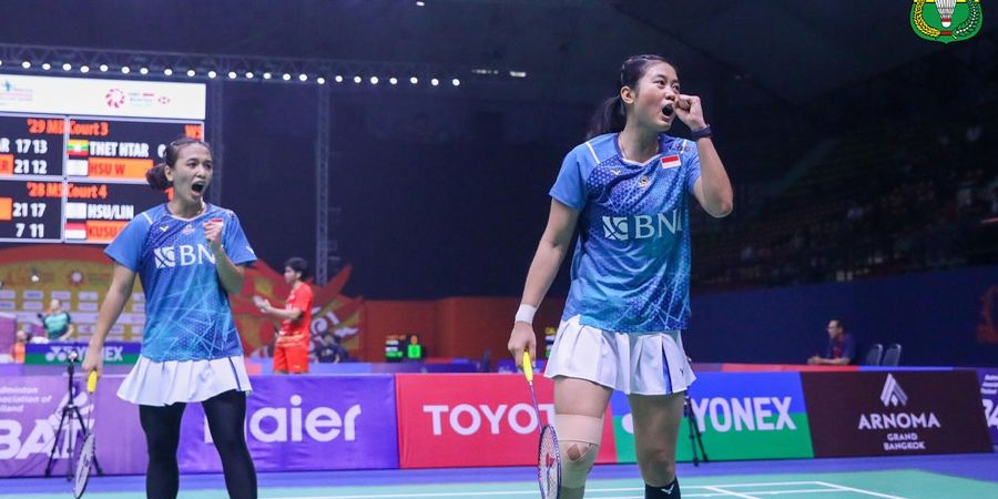 Hasil Thailand Masters 2024 - Diwarnai Insiden Kartu Merah Tak Terduga, Ana/Tiwi Lolos Babak Semifinal