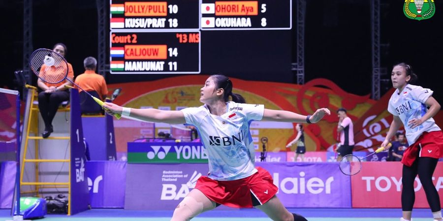 Hasil Semifinal Thailand Masters 2024 - Sempat Paksa Adu Setting, Ana/Tiwi Dihentikan Pasangan Adik-Kakak Tuan Rumah