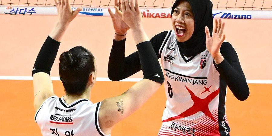 Top Skor Liga Voli Korea - Megawati Sudah Tembus 600 Poin, 5 Besar Kembali Diamankan