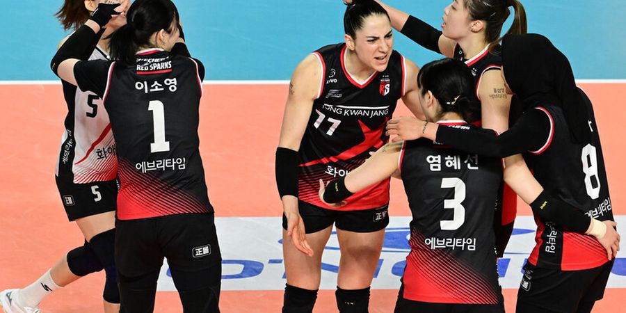 Klasemen Liga Voli Korea - Hampir Cetak Kemenangan Langka, Red Sparks Kokoh di Zona Hijau