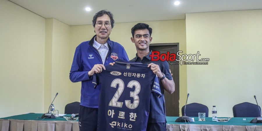 Karena Suporter, Pratama Arhan Tidak Bisa Pakai Nomor Punggung 12 di Suwon FC