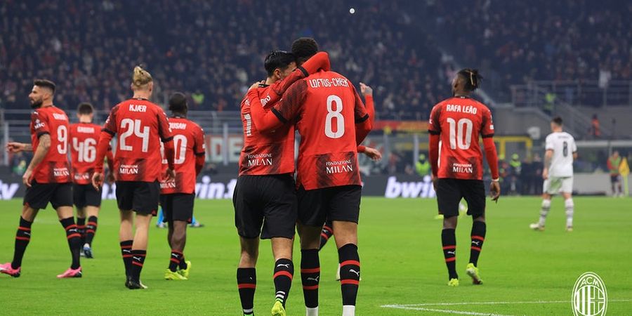 Hasil Liga Europa - Catatan Legenda Terulang, AC Milan Hancurkan Rennes di Kandang