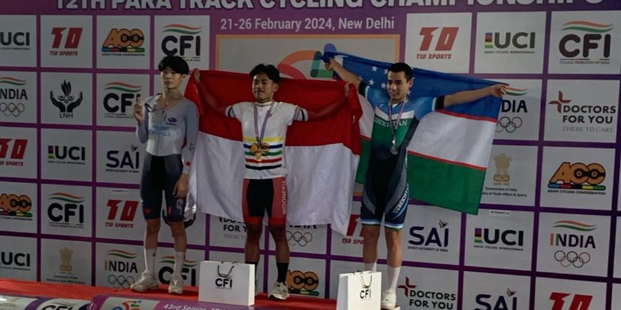 Atlet ASC Monster Kembali Jadi Juara Asia di Asian Track Cycling Championship di India