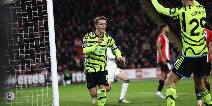 Hasil Liga Inggris - Arsenal Hajar Sheffield United 6 Gol, Liverpool dan Man City Masih Belum Tenang