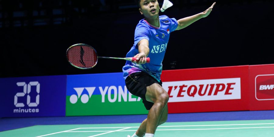 Hasil French Open 2024 - Dibikin Repot Juara Dunia, Anthony Ginting Ambyar di 16 Besar