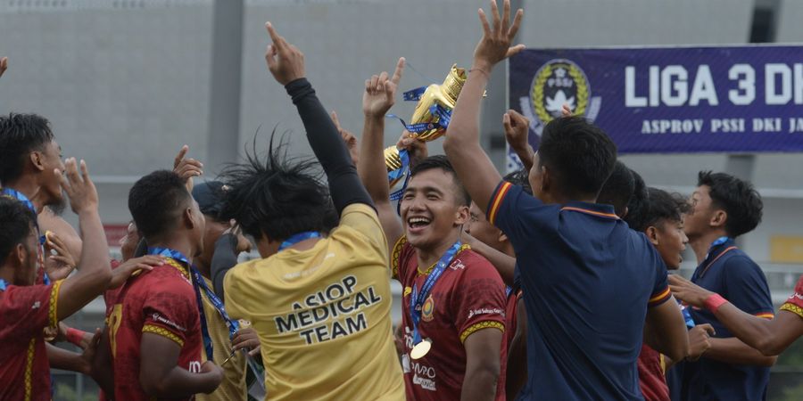 ASIOP FC Juara Liga 3 DKI Usai Kalahkan Persitara di Final