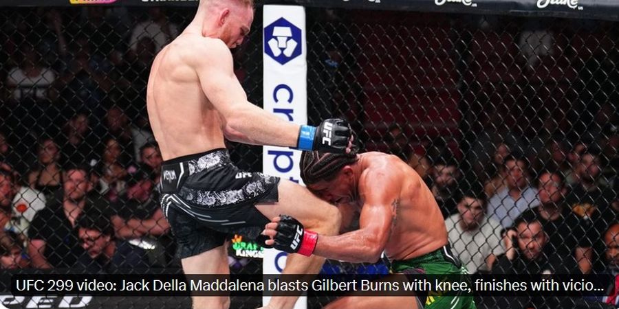 Hasil UFC 299 - Bluder Fatal Manusia Pertama yang Bikin Bonyok Khamzat Chimaev, Niat Banting malah Tumbang Kena Lutut