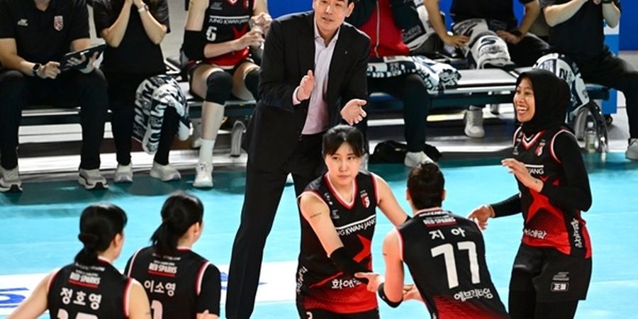 Liga Voli Korea - Pelatih Red Sparks Ngimpi Duluan, Megawati Dkk Bisa Lolos ke Final Play-off