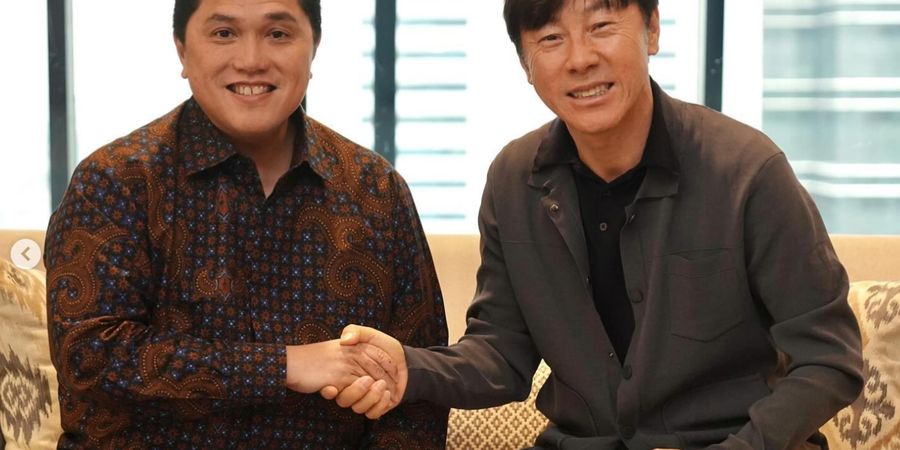 Erick Thohir Resmi Perpanjang Kontrak Shin Tae-yong hingga 2027