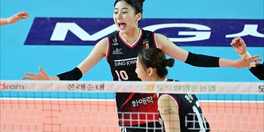 Playoff Liga Voli Korea - Selipkan Pesan ke Park Hye-min, Insting Pelatih Red Sparks Tak Cukup Redam Legenda Korea dkk