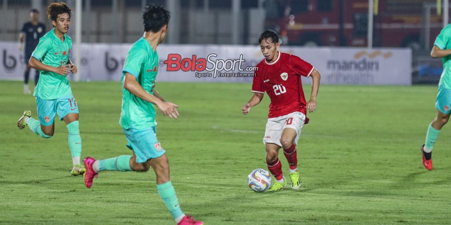 Hasil Laga Uji Coba - Berkat Gol Penalti, Timnas U-20 Indonesia Terhindar dari Kekalahan Lawan China