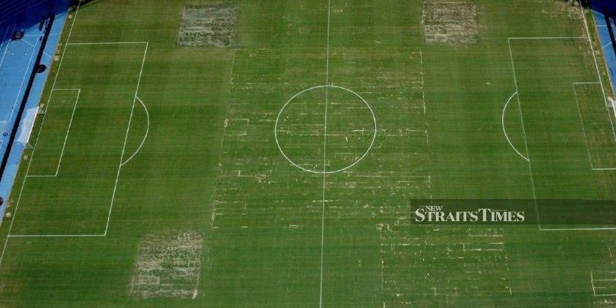 Timnas Malaysia Vs Oman - Misteri Kondisi Rumput Stadion Bukit Jalil Terungkap Lewat Drone