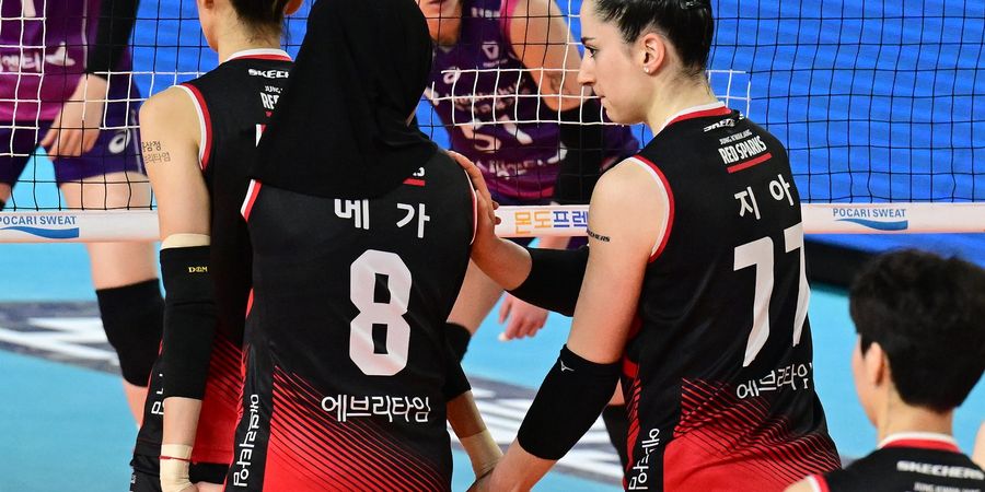 Playoff Liga Voli Korea - Sesuai Harapan Pelatih, 55 Poin Gia dan Mega Bikin Segitiga Maut Tim Legenda Korsel Terlihat Culun