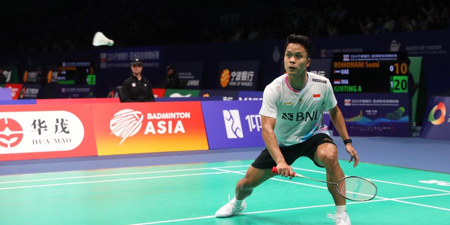 Hasil Kejuaraan Asia 2024 - Mati Kutu di Hadapan Juara Asian Games 2022, Anthony Ginting Tersingkir