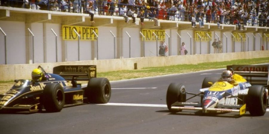 SEJARAH HARI INI - Balapan Legendaris Formula 1, Ayrton Senna Unggul Setipis Kertas atas Nigel Mansell