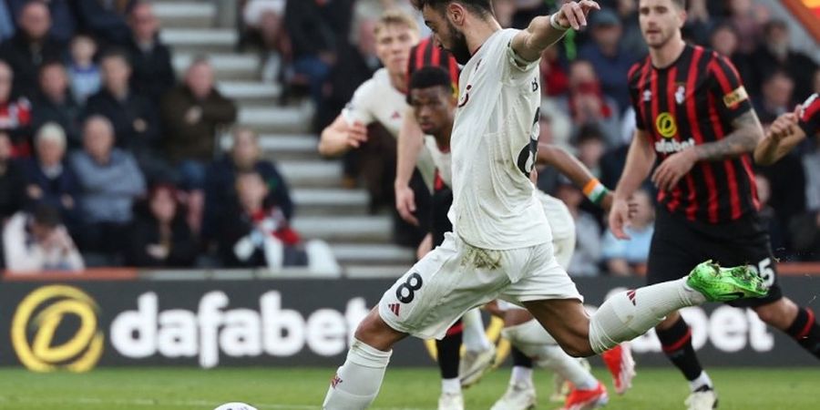 Hasil Liga Inggris - Diobok-obok Anak Legenda Belanda, Man United Nyaris Kalah di Kandang Bournemouth