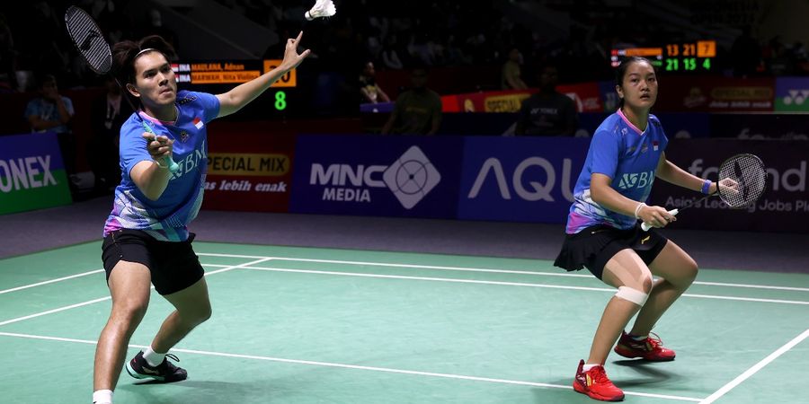 Hasil Indonesia Open 2024 - Dalam 2 Gim, Adnan/Nita Kalahkan Duet Baru Jerman yang Paksa Rinov/Pitha Main Rubber