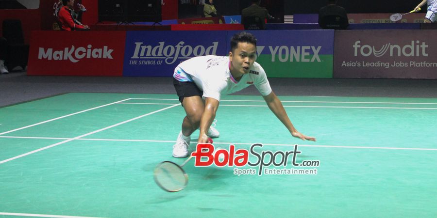 Indonesia Open 2024 - Anthony Ginting Ikuti Nasib Buruk Juara Dunia Ganda Putra, 2 Unggulan Jadi Tumbal Hari Pertama