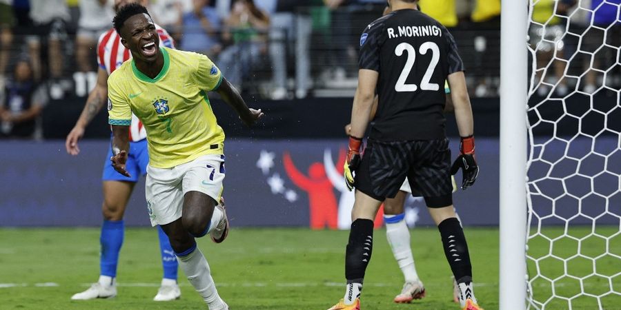 Hasil Lengkap Copa America 2024 - Kolombia Pesta Gol, Vinicius Junior Menggila dan Bantu Timnas Brasil Menang Telak