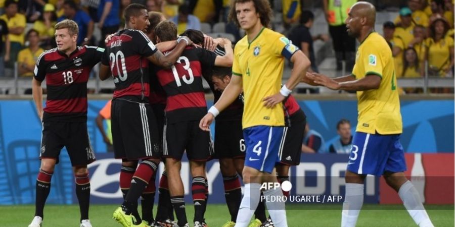 SEJARAH HARI INI- Tragedi Nasional Mineirazo, Brasil Dibantai Jerman 1-7 di Piala Dunia 2014