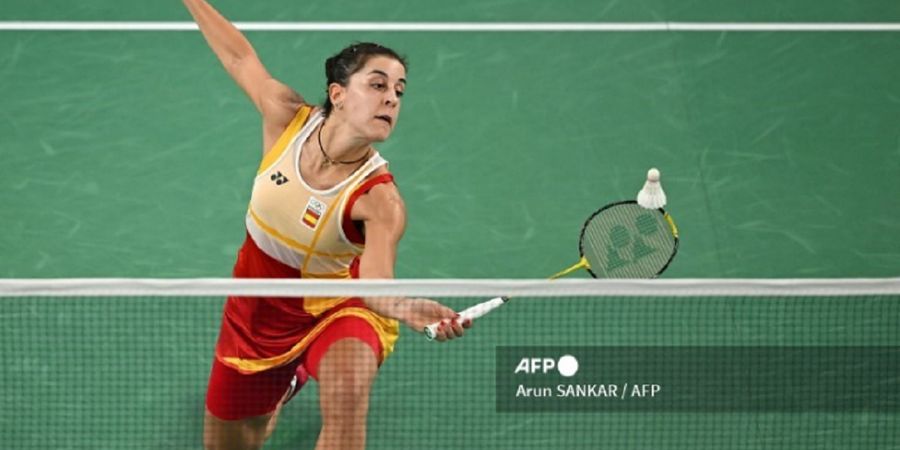 Hasil Olimpiade Paris 2024 - Pertandingan Berhenti di Tengah Gim Kedua, Carolina Marin Terpaksa Kalah dari He Bing Jiao