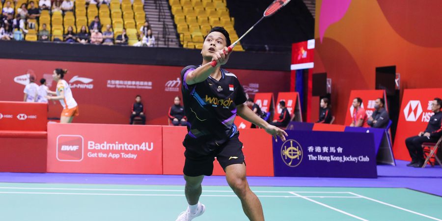 Hasil Hong Kong Open 2024 - Anthony Ginting Pedih, Terbantai Lalu Comeback Selamatkan 7 Match Point tapi Kalah Dramatis dari Viktor Axelsen