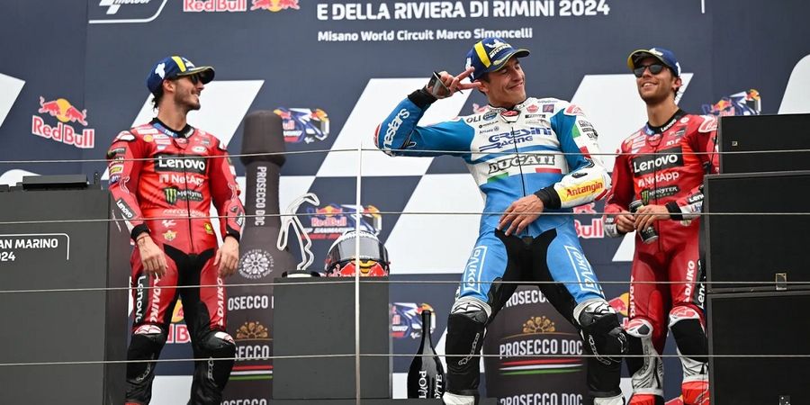 Sama-sama Kalahkan Francesco Bagnaia, Marquez Bandingkan Manisnya Kemenangan di Aragon dan Misano