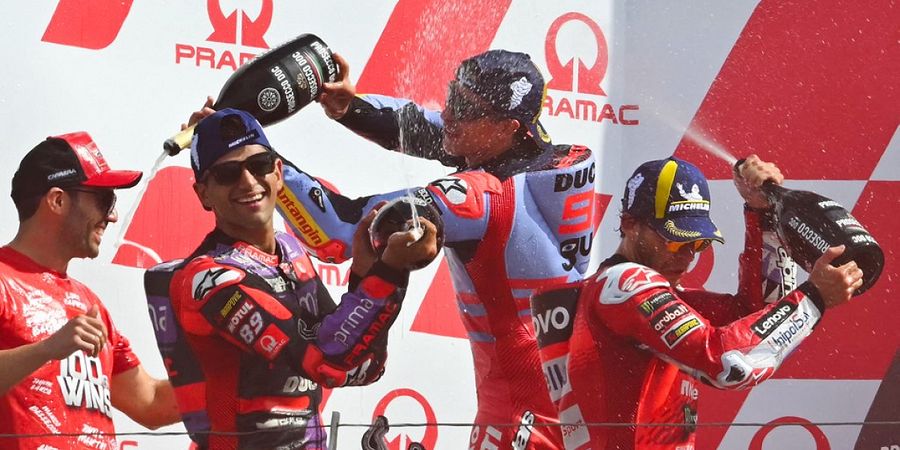 Klasemen MotoGP 2024 - Perasaan Campur Aduk Martin dan Bagnaia, Marquez Tergusur meski Dapat Podium Hibah