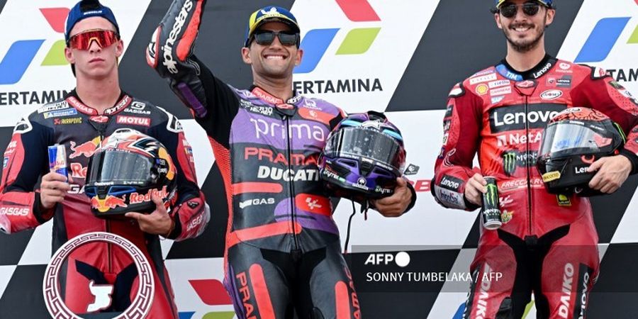 MotoGP Indonesia 2024 - Terima Kasih Indonesia, Jorge Martin Lega Jadi Pemenang Usai Dihantui Tikungan Mandalika