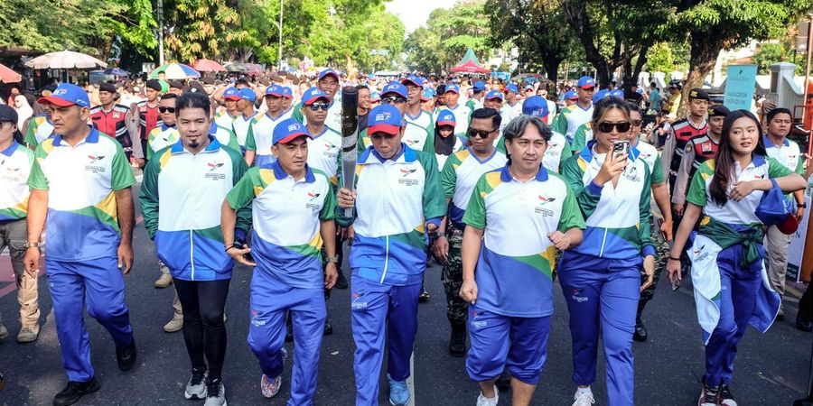 Kaldron Dinyalakan, Peparnas 2024 Siap untuk Diselenggarakan Setelah Pawai Obor Paripurna