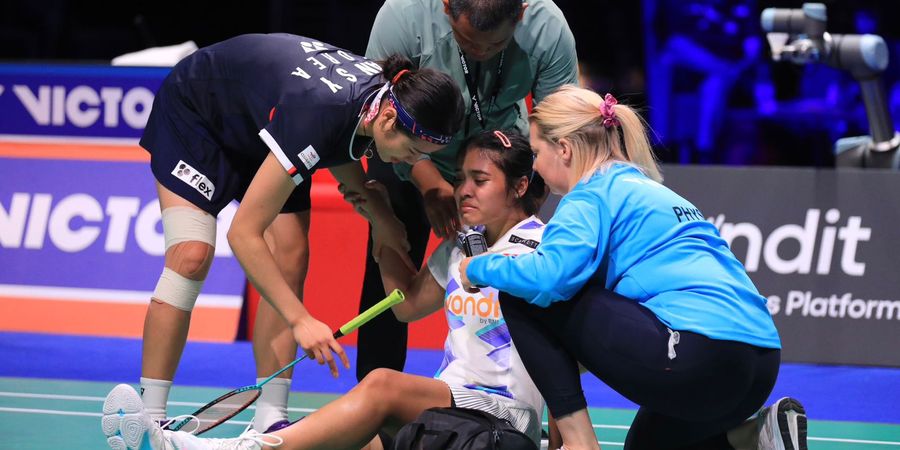 Gregoria Mariska Harus Menepi Dulu Selama Satu Pekan Usai Cedera pada Semifinal Denmark Open 2024