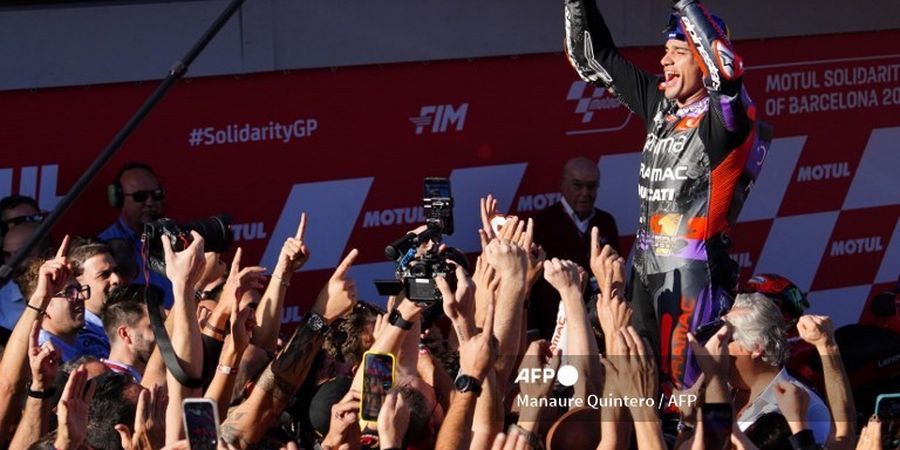 Rekor Valentino Rossi Terputus di Tangan Jorge Martin Setelah 23 Tahun, Francesco Bagnaia Beri Selamat