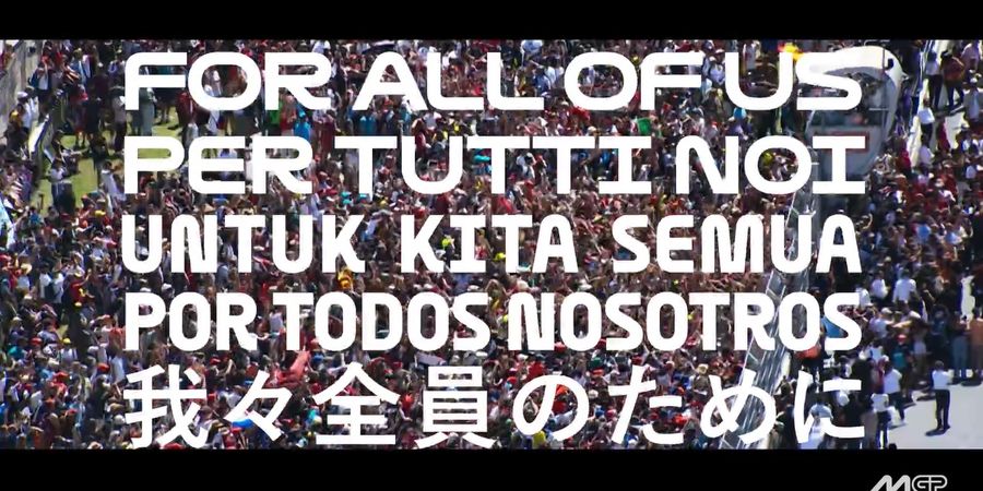 Bahasa Indonesia Ikut Digunakan, MotoGP Kenalkan Identitas Baru 'Untuk Kita Semua'