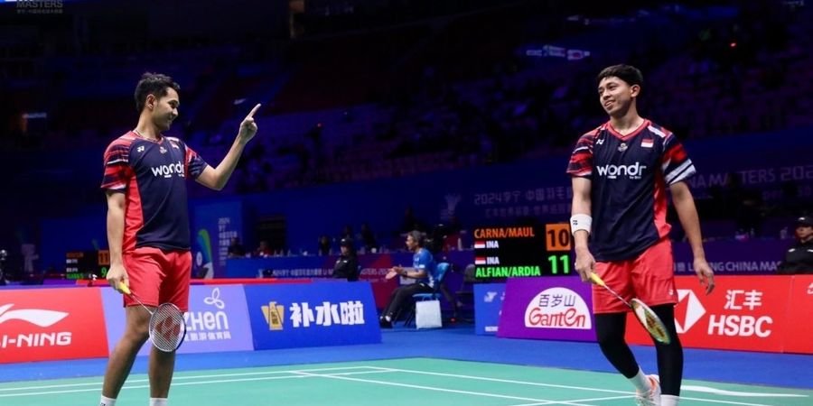 Hasil BWF World Tour Finals 2024 - Sengit Sampai 28-26, Fajar/Rian Menang Super Ketat atas Sabar/Reza