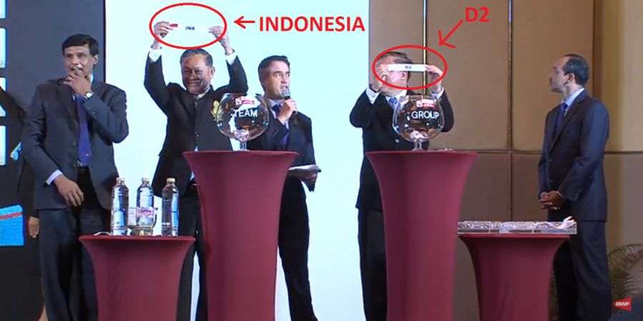Inilah Hasil Drawing Piala Thomas dan Uber 2018, Indonesia di Grup Mana?